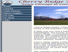 Tablet Screenshot of cherryridgerealty.com